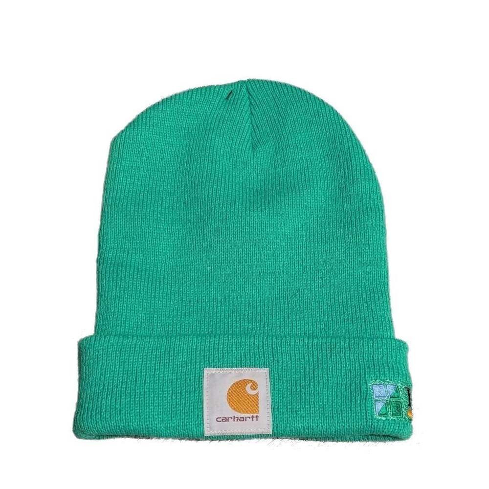 Carhartt Kelly Green A18 Acrylic Watch Hat Beanie with Larson Embroidery